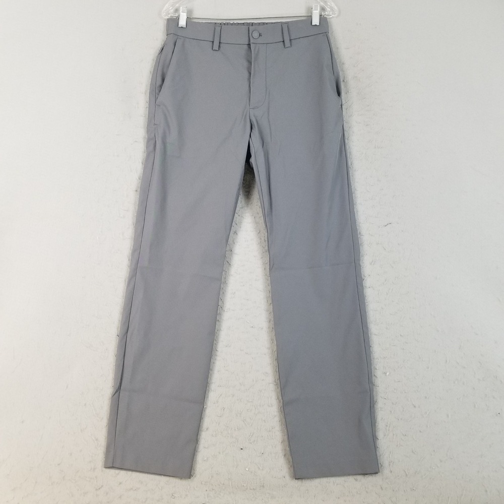 Banana Republic Pants Men 30x32 Gray Performance Chino Elastic Waist Trousers